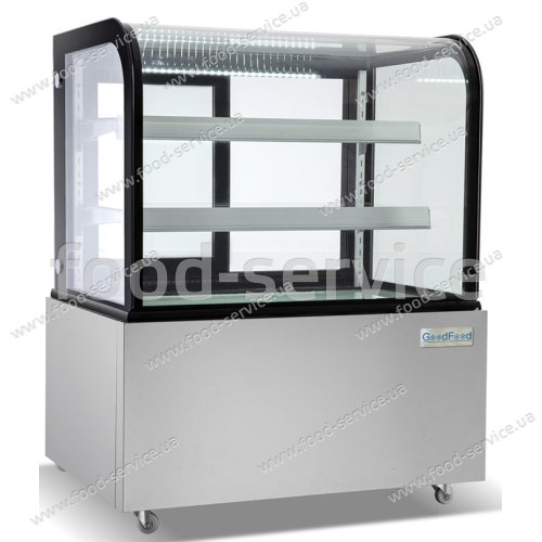 Вітрина холодильна GoodFood FW270R нержавіюча сталь